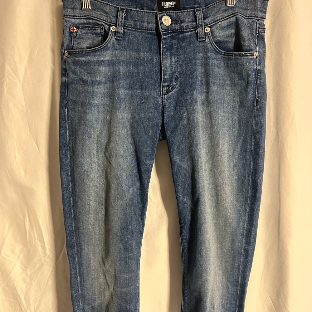 Hudson Jeans Women's Classic Blue Cropped Jeans